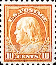 FindYourStampsValue: BENJAMIN FRANKLIN