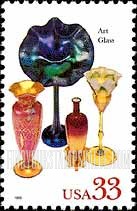 FindYourStampsValue: AMERICAN GLASS - Art Glass