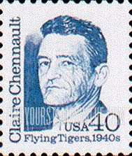 FindYourStampsValue: CLAIRE CHENNAULT - Great Americans