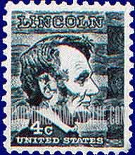 FindYourStampsValue: ABRAHAM LINCOLN - Prominent Americans