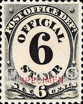 POST OFFICE - Numeral of Value, 6c