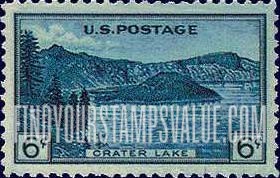 FindYourStampsValue: NATIONAL PARKS - Crater Lake