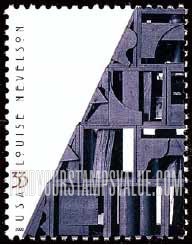 FindYourStampsValue: LOUISE NEVELSON, SCULPTOR - Silent Music