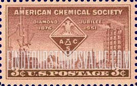 AMERICAN CHEMICAL SOCIETY - A.C.S.Emblem and Symbols of Chemistry