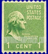 FindYourStampsValue: PRESIDENTIAL ISSUE - George Washington, Coil