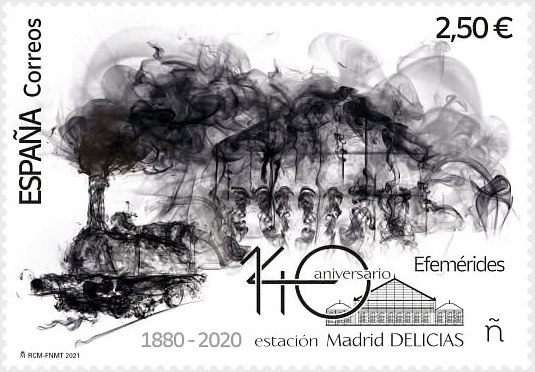 Correos celebrates the 140th Anniversary of Madrid Delicias Station with a stamp!