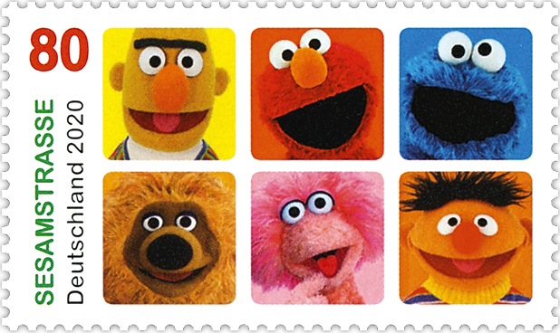 German Post introduced a special Sesame Street stamp!