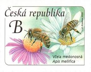 Czech Post devotes its next stamp to honey bees!