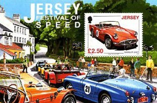 'Jersey Festival of Speed' stamp