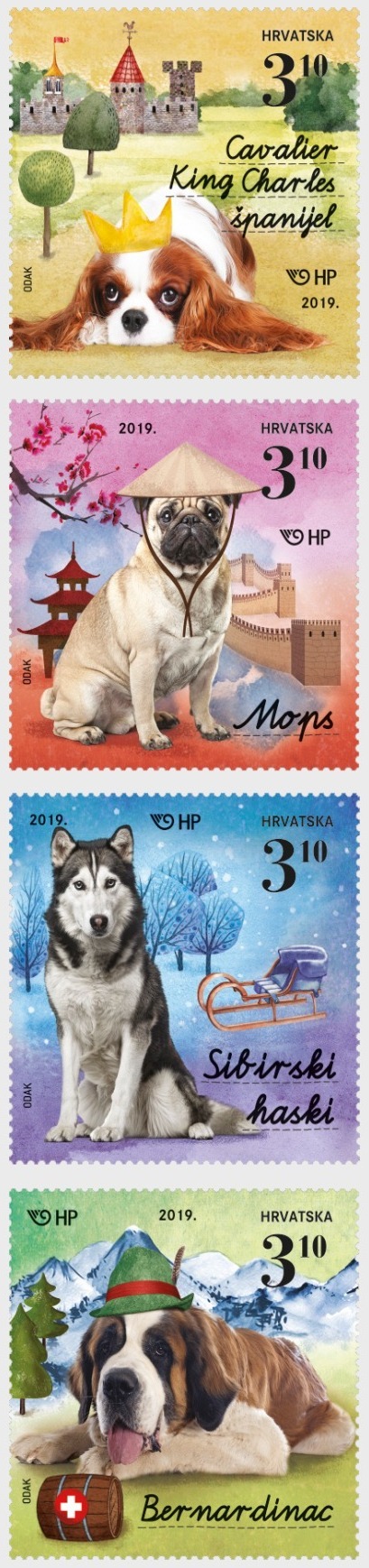 Children's World – four new stamps introduced by Croatia Post