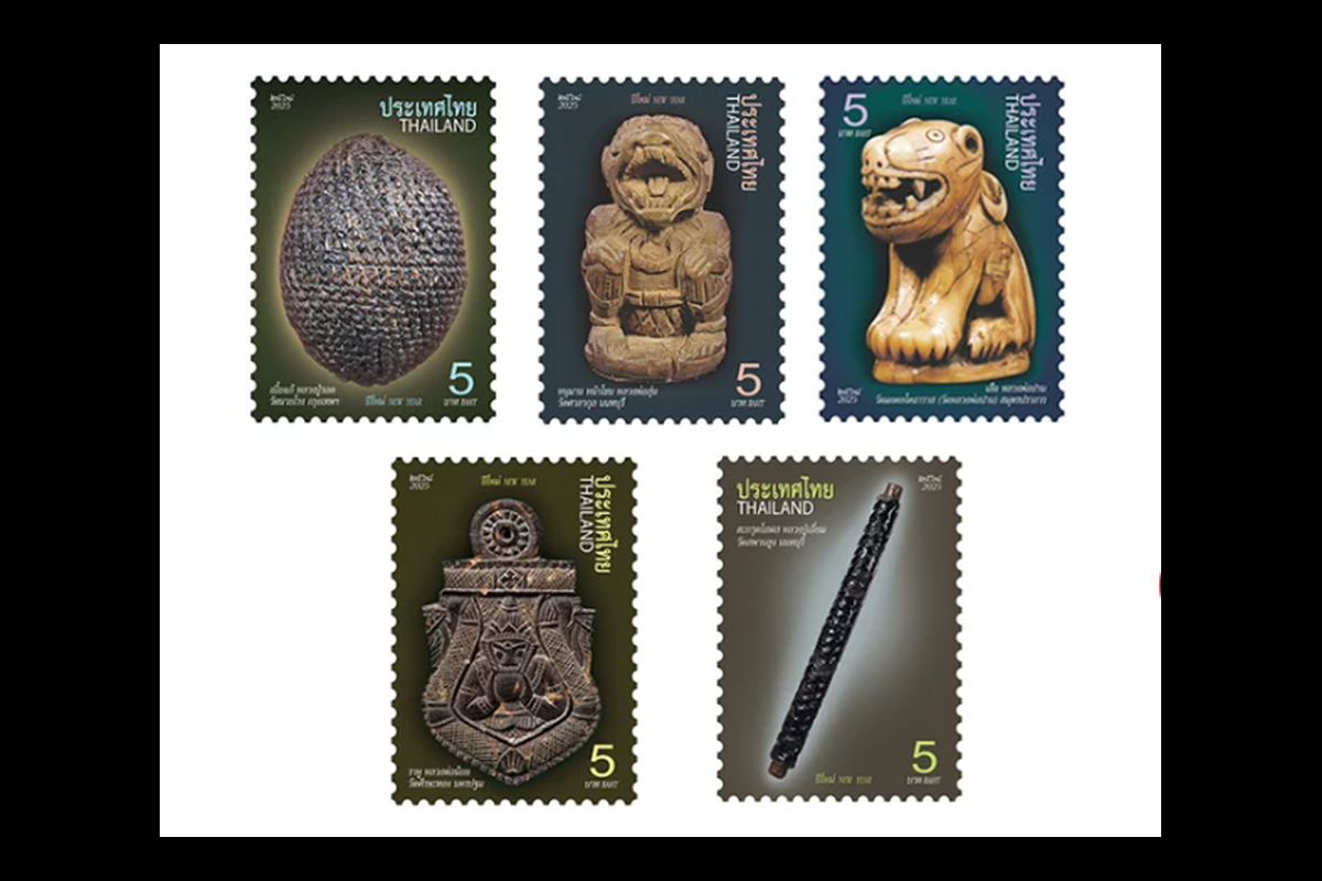 Thailand Post’s “New Year 2026 – Thai Amulets” stamps bring sacred talismans onto everyday mail