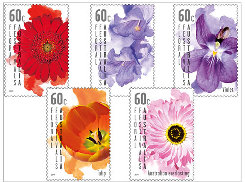 Australia Post's Floral Festival Stamps