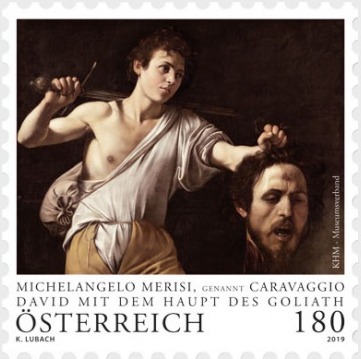 Austria Post honors Michelangelo Merisi with a stamp