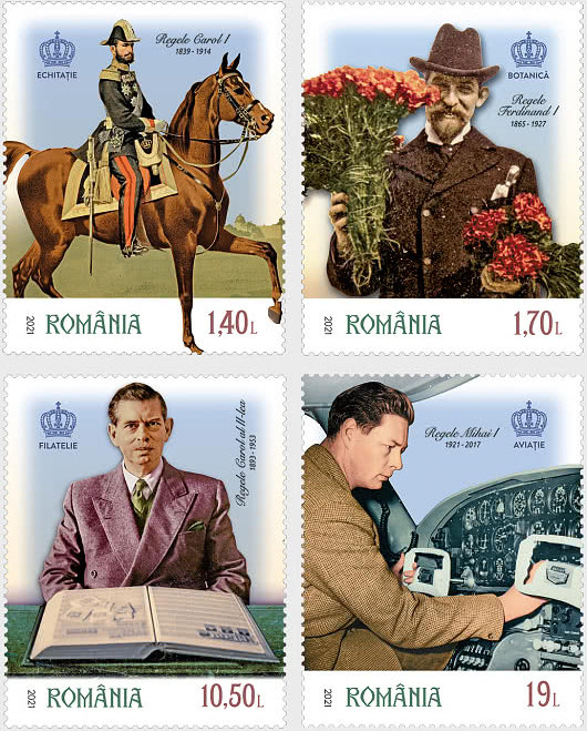 The passions of the Romanian kings – four stamps released!