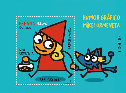 Graphic Humour – an original stamp released by Correos!