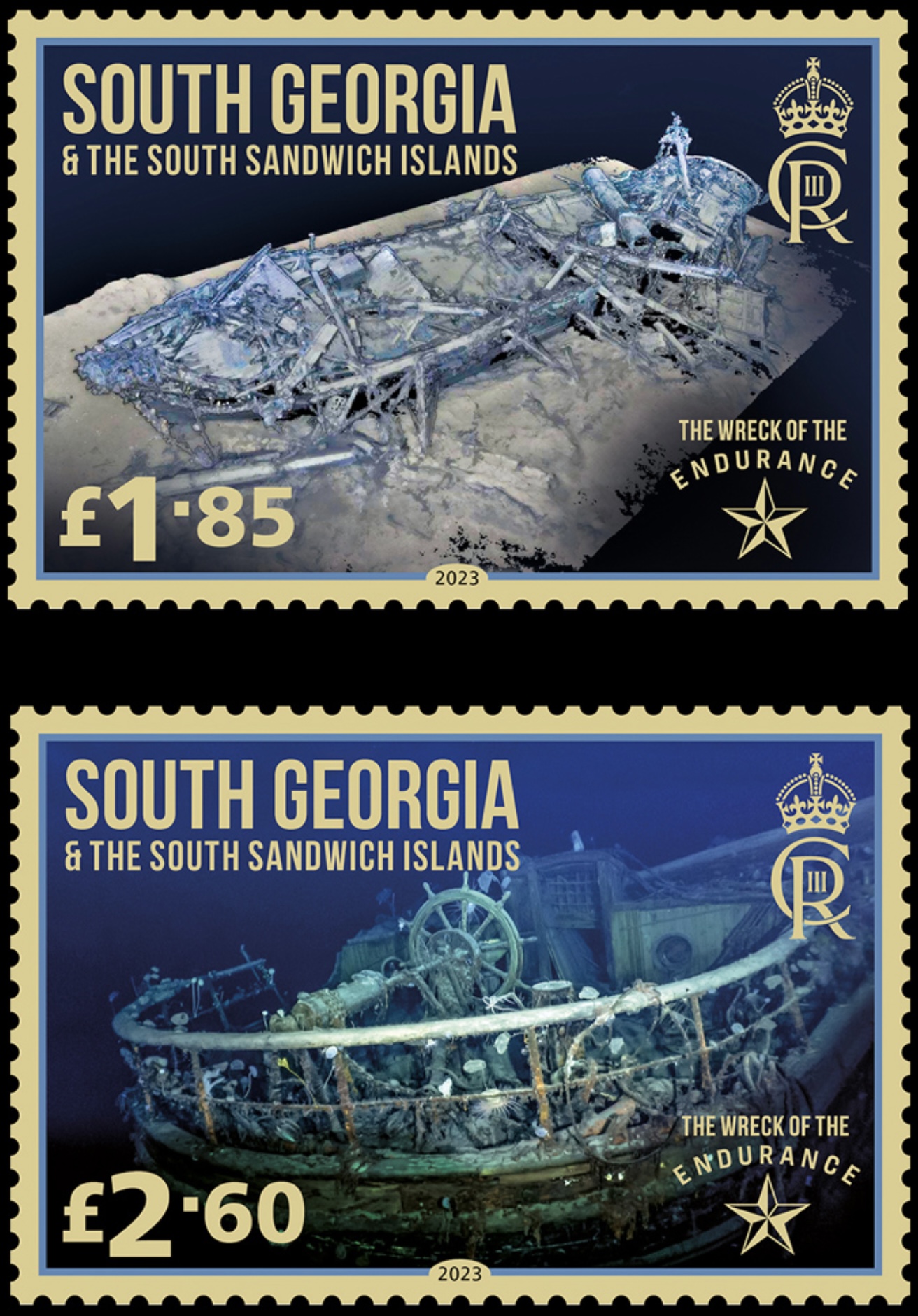 Commemoration of the Wrecked Vessel "ENDURANCE" on Stamps