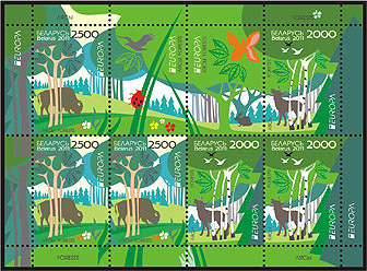 New Europa stamps by Belarus