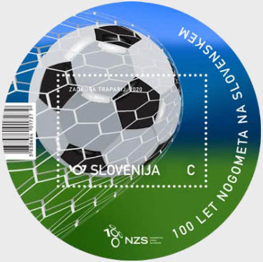 100 years of football in Slovenia with a stamp!