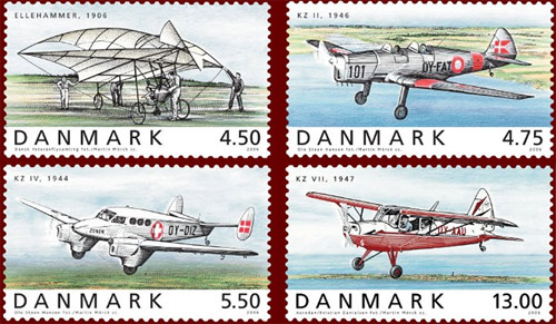 Vintage Danish aeroplanes