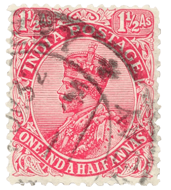 1929 Roi George V définitif avec filigrane