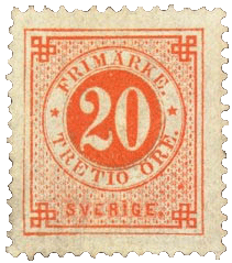20/TRETIO error stamp, 1879