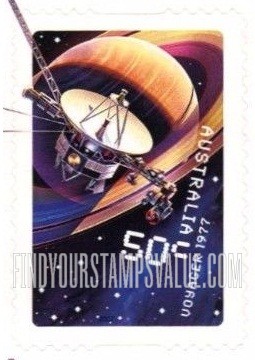 FindYourStampsValue: Space Age, 50th Anniversary: Voyager, 1977