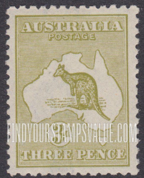 FindYourStampsValue: Kangaroo and Map