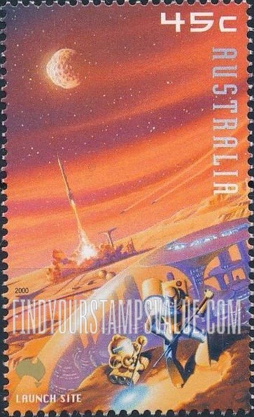 FindYourStampsValue: Space: Launch site, vertical