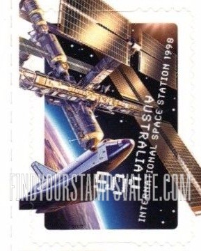 FindYourStampsValue: Space Age, 50th Anniversary: International Space Station, 1998