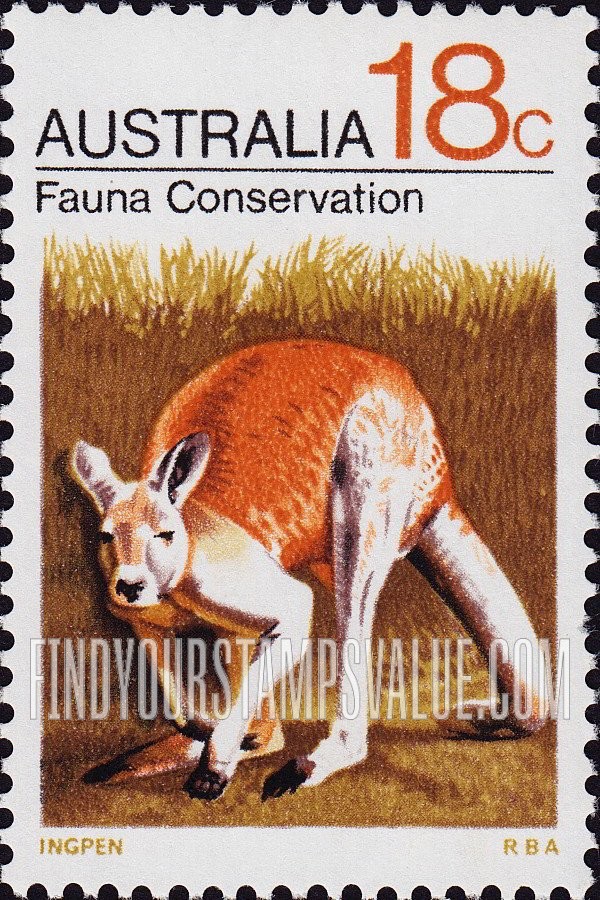 FindYourStampsValue: Kangaroo (fauna conservation)
