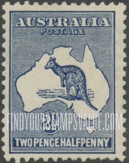 FindYourStampsValue: Kangaroo and Map