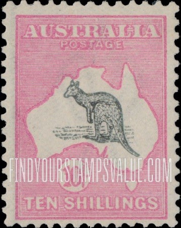 FindYourStampsValue: Kangaroo and Map