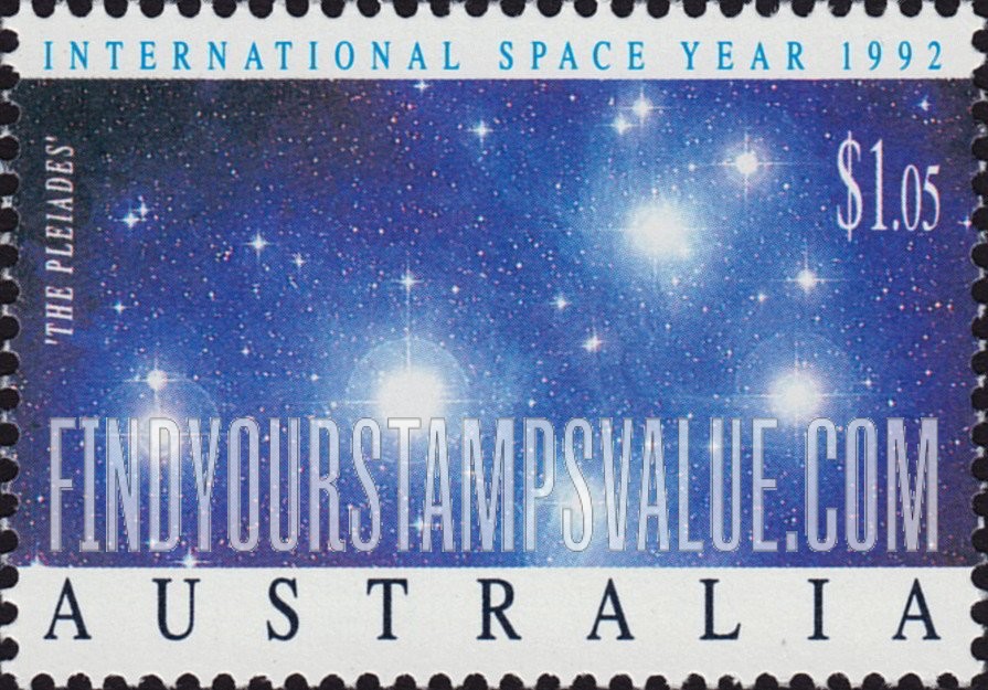 FindYourStampsValue: International Space Year: The Pleiades