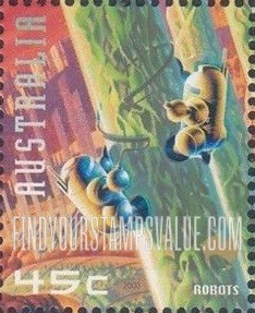 FindYourStampsValue: Space: Robots, vertical