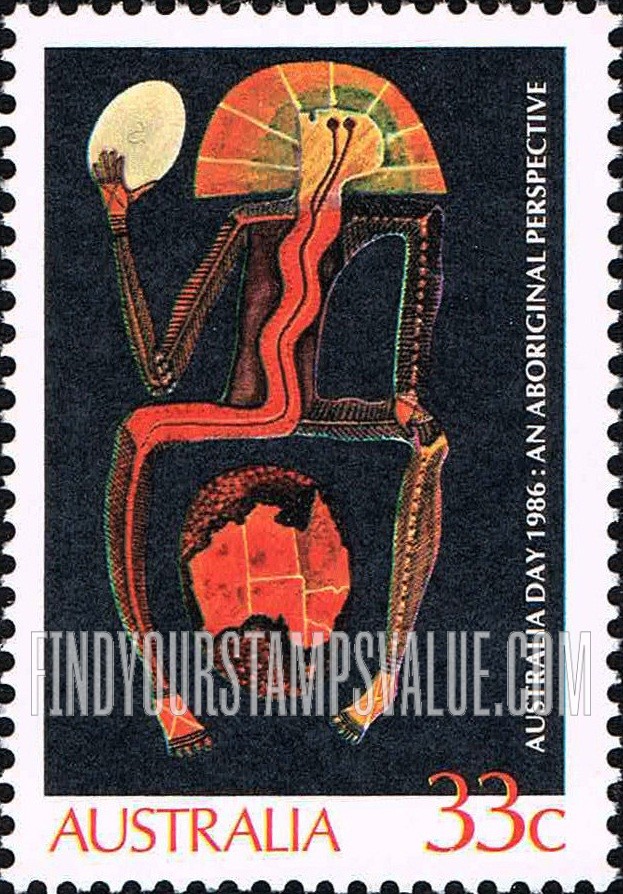 Australia Day: Aboriginal painting