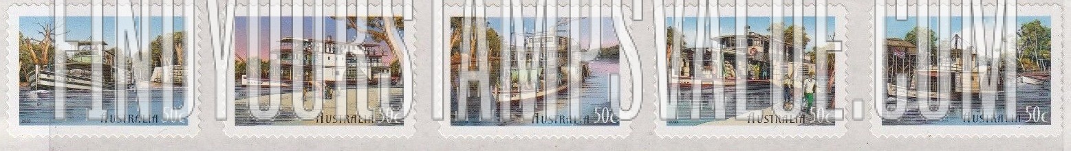 FindYourStampsValue: Murray River Shipping, 150th Anniversary