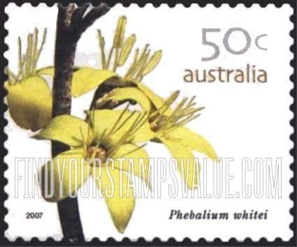 FindYourStampsValue: Flowers: Phebalium whitei