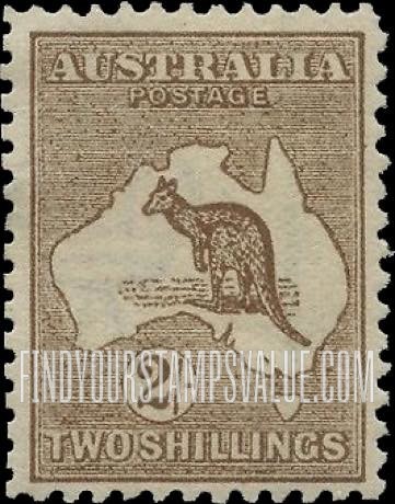 FindYourStampsValue: Kangaroo and Map