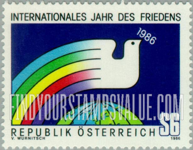 FindYourStampsValue: International Peace Year