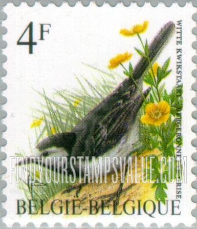 FindYourStampsValue: Bird: Bergeronette grise