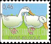 FindYourStampsValue: Farm Animals: Two ducks