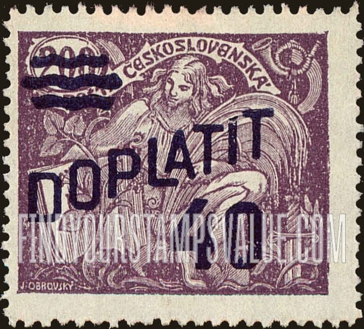 FindYourStampsValue: POSTAGE DUE STAMPS - Agriculture and Science: Violet Surcharge