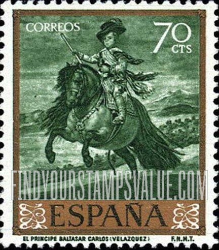 FindYourStampsValue: Velazquez Paintings: Prince Balthazar