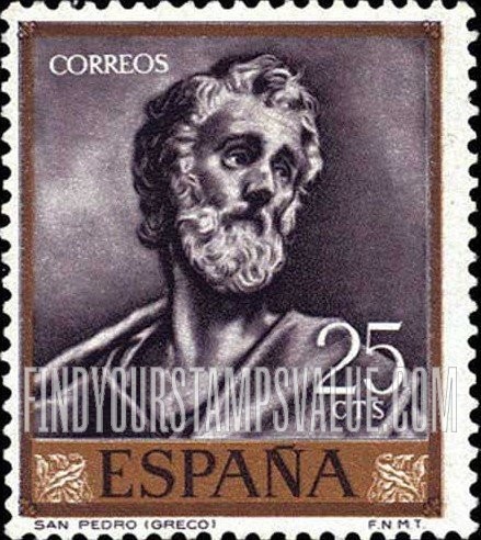 FindYourStampsValue: St. Peter by El Greco