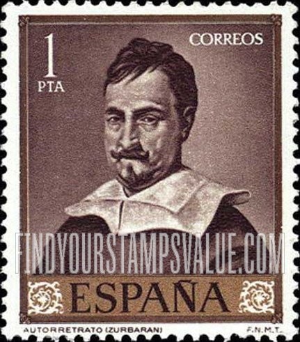 FindYourStampsValue: Zurbaran Self-portrait