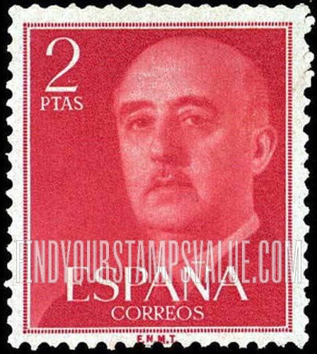 FindYourStampsValue: Gen. Franco