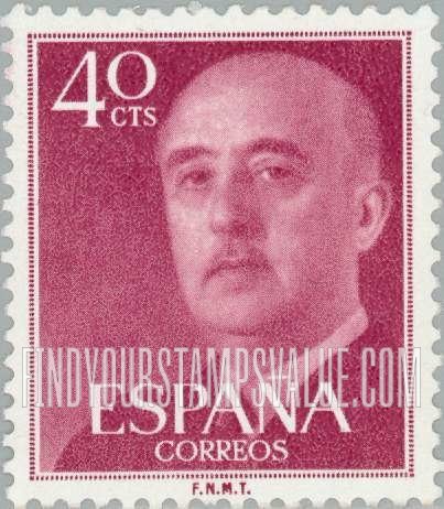 FindYourStampsValue: Gen. Franco