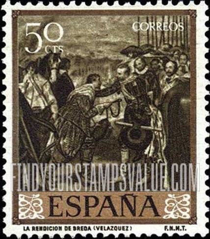 FindYourStampsValue: Velazquez Paintings: Surrender of Breda