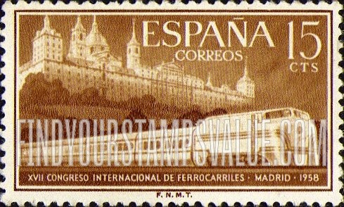FindYourStampsValue: Escorial and Streamlined Train