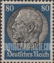 FindYourStampsValue: OCCUPATION - Stamps of Germany 1933-36: Overprinted in Black